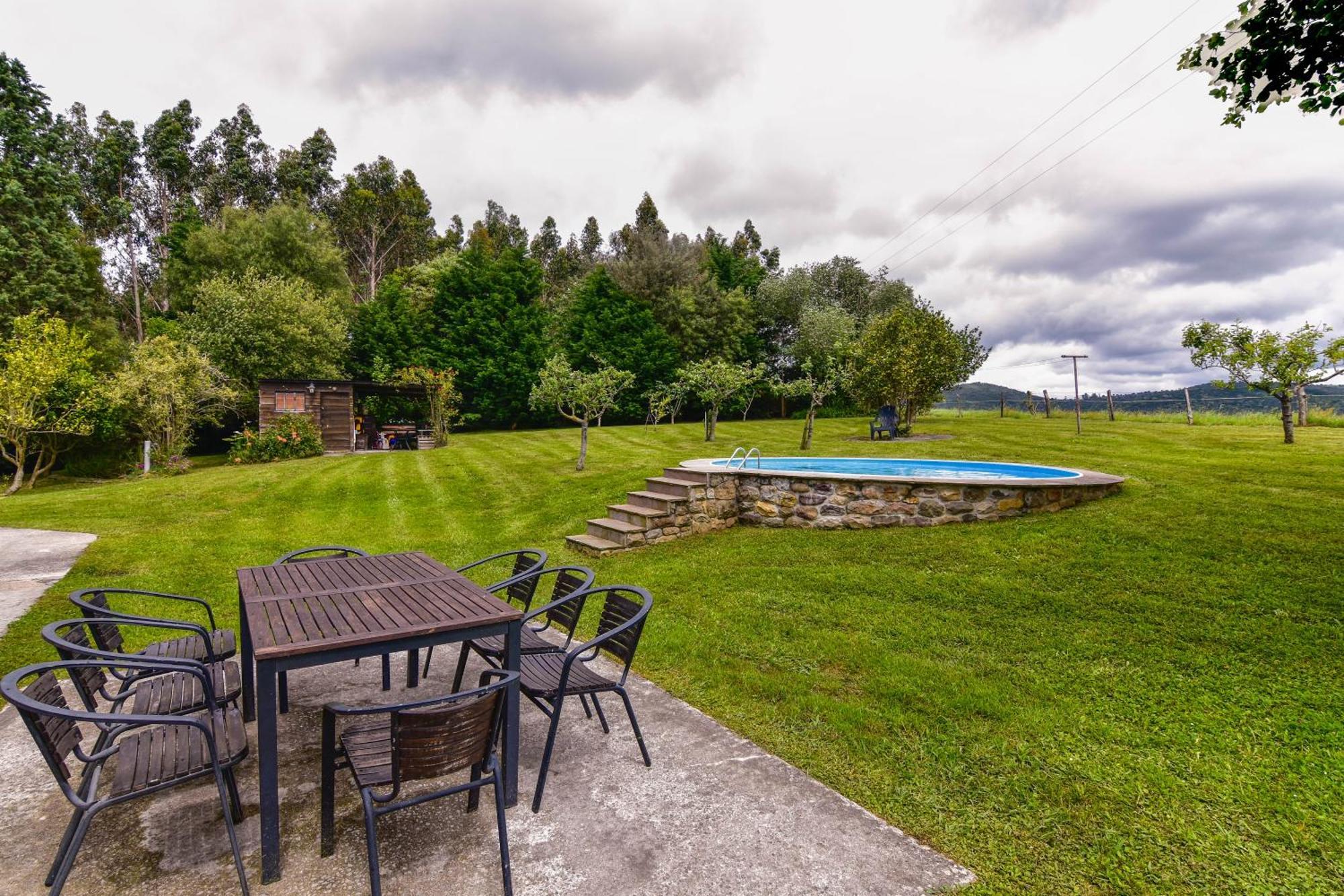 Casa con gran jardín y piscina en Cabarceno Vila Villanueva  Exterior foto